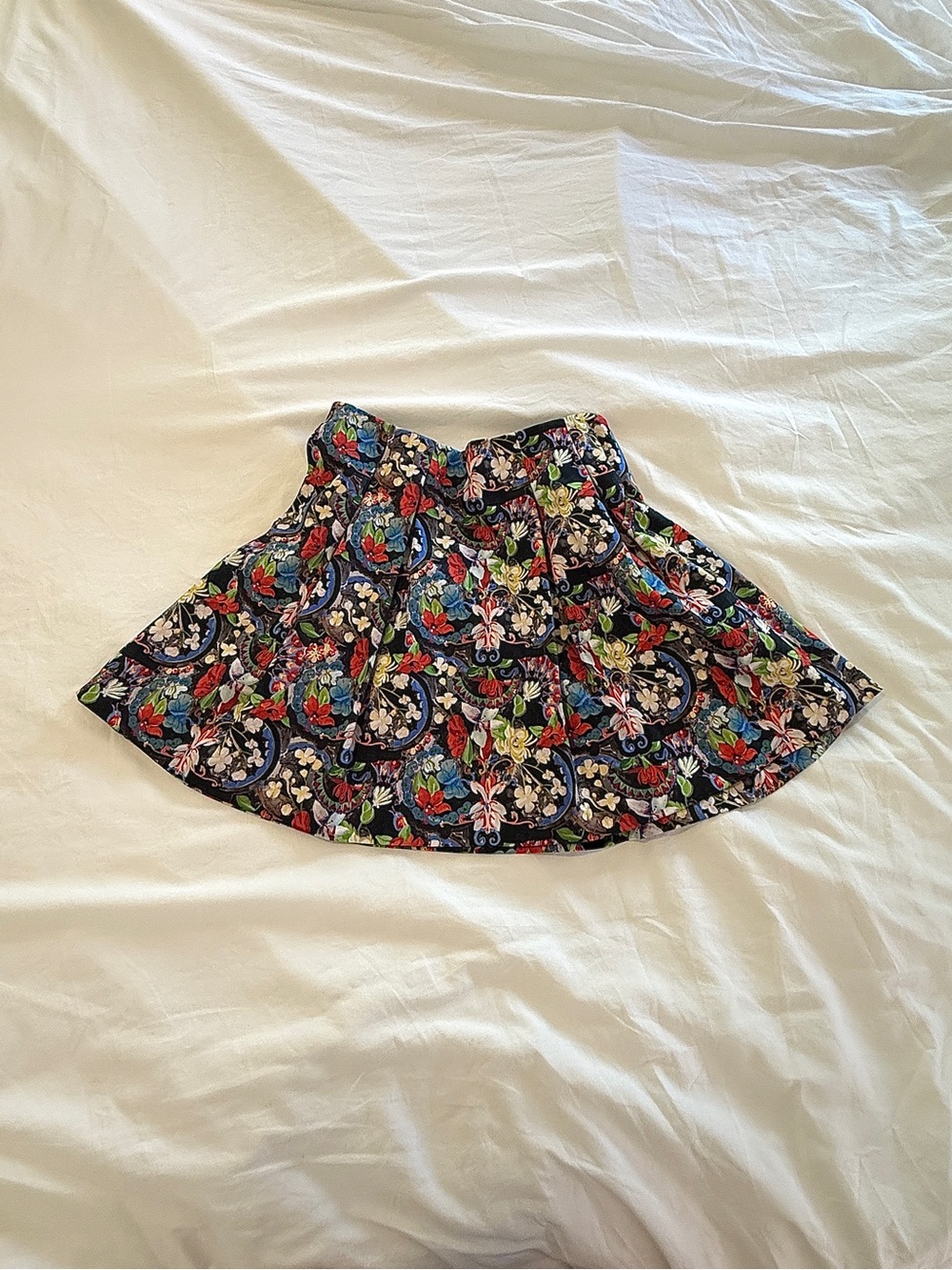 NWOT Alice + Olivia Floral Mini Skirt